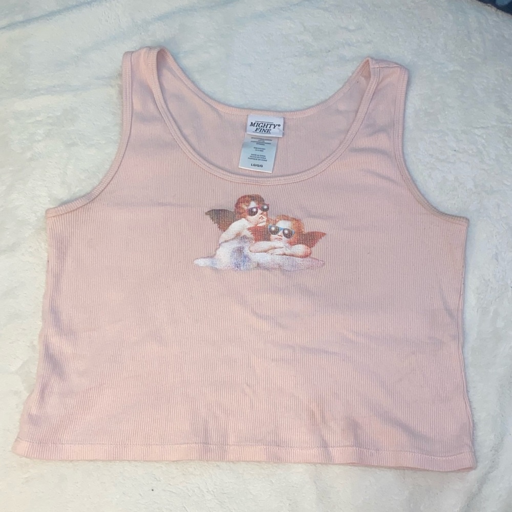 Mighty fine angel tank top